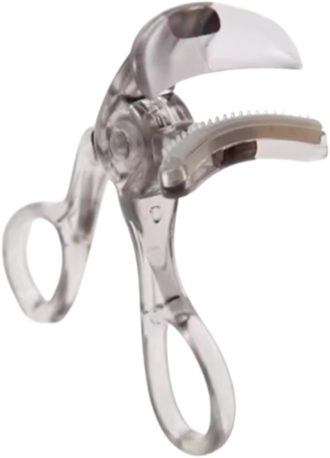 광휘몰 뷰러 속눈썹 컬러 아이래쉬 고데기 휴대용 미니 아이뷰러 집게 퍼펙트 속눈썹집게, 속눈썹 뷰러 L, 1개, 반투명