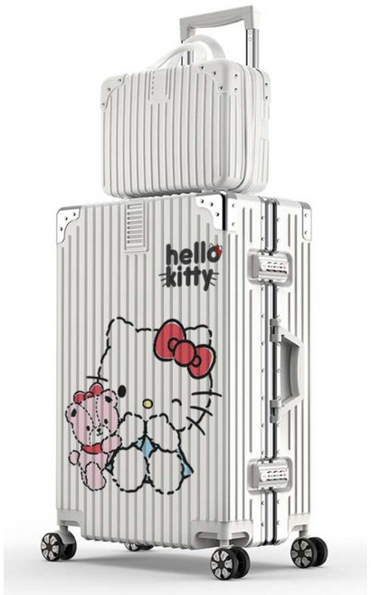 귀여운 키티 20인치 대용량 여행용 캐리어 레이디백
