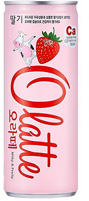 오라떼 딸기 240ml 10캔, 10개