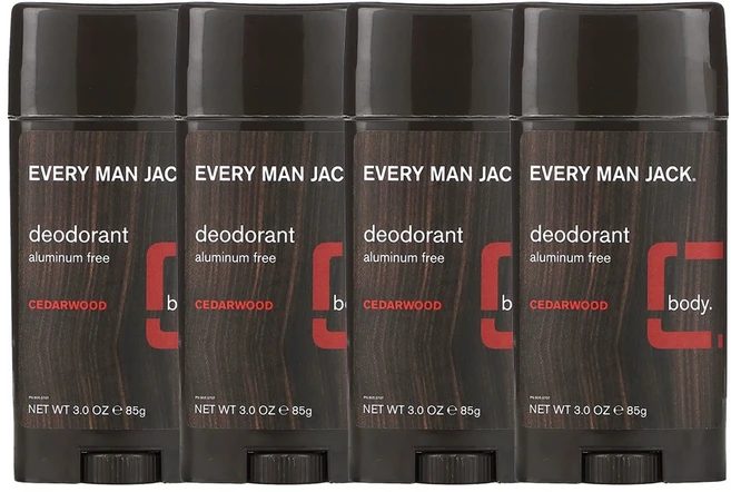 Every Man Jack Stick Cedarwood 데오드란트 85g 4팩 - 쿠팡