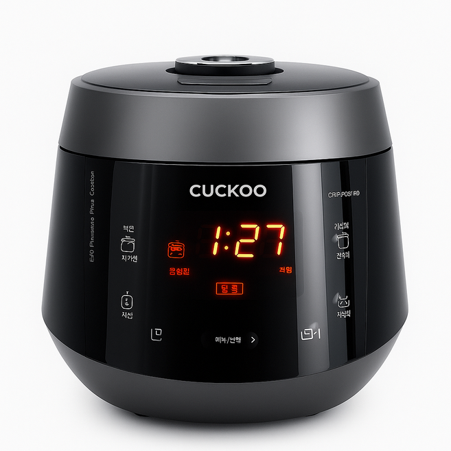 쿠쿠 전기압력밥솥 CRP-P1055FD 10인용 다크실버 /내일, 블랙
