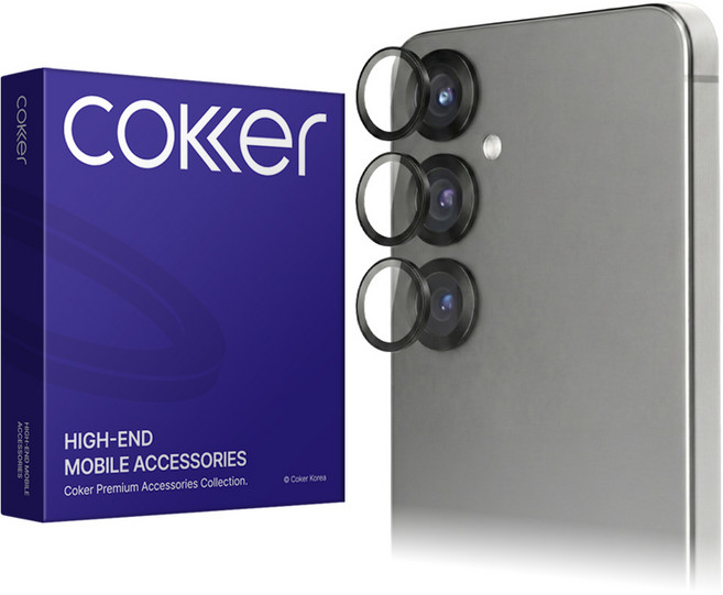 코커 클리어가드 갤럭시 개별형 카메라 강화유리 액정보호필름, 2개