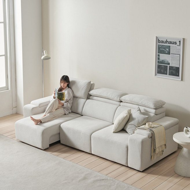 슬립스토아 루체 모션 슬라이딩 패브릭 소파, 4인용, 공통