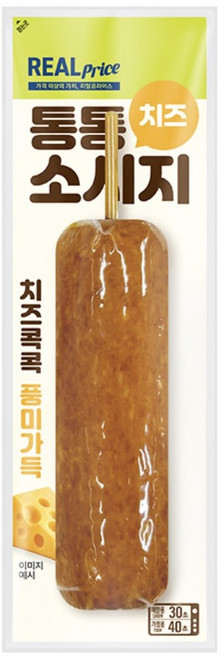 통통소시지 치즈, 2개, 180g
