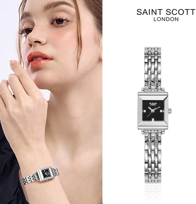 세인트스코트 ST5315L 클래식 루미에 스와로브 메탈 워치 선물용 쇼핑백 증정