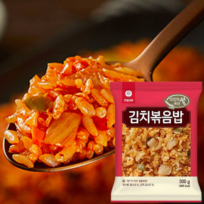 국산쌀 100% 천일 김치볶음밥 300g 수입쌀 아님, 10개