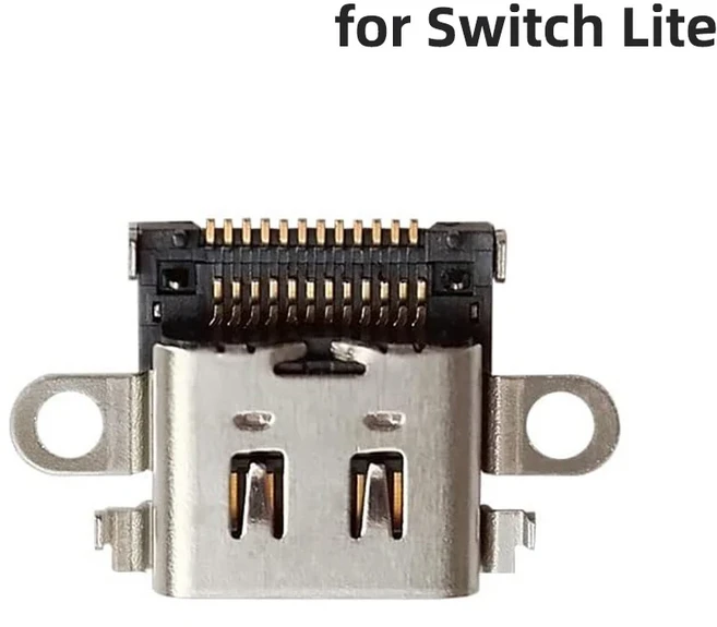Nintendo Switch/OLED/Lite 콘솔 USB 충전기 소켓 커넥터 부품용 교체 유형 C 포트, 03 for Switch Lite