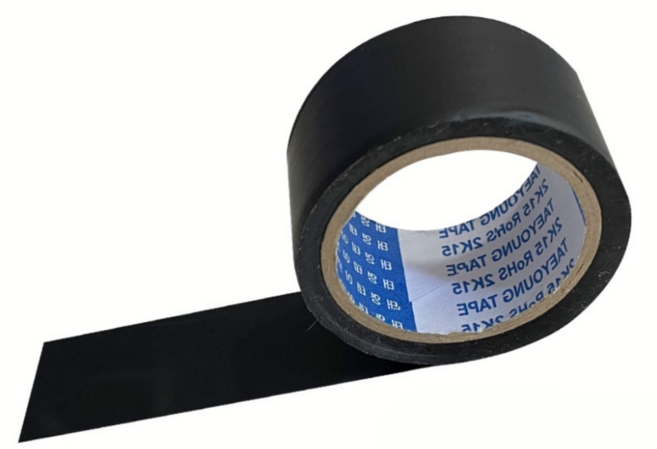 검정색 절연테이프 공연무대 케이블 정리테이프 30mmX10m
