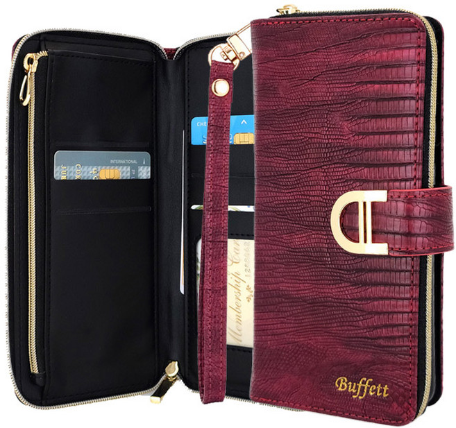 버핏 루시드 지퍼 지갑형 다이어리 휴대폰 케이스