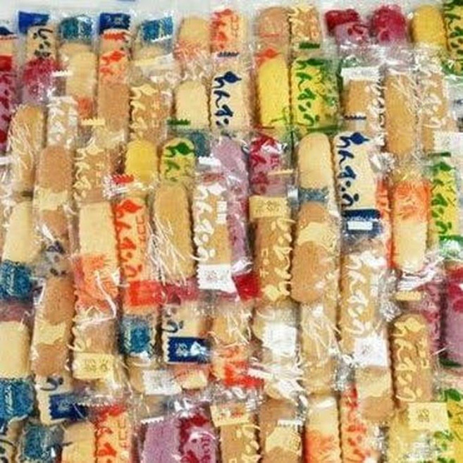 오키나와 유가후점 친스코 1.8kg (90봉 180개입) 6가지 맛 세트(플레인 초콜릿 자색고구마 흑설탕 파인애플), 90개