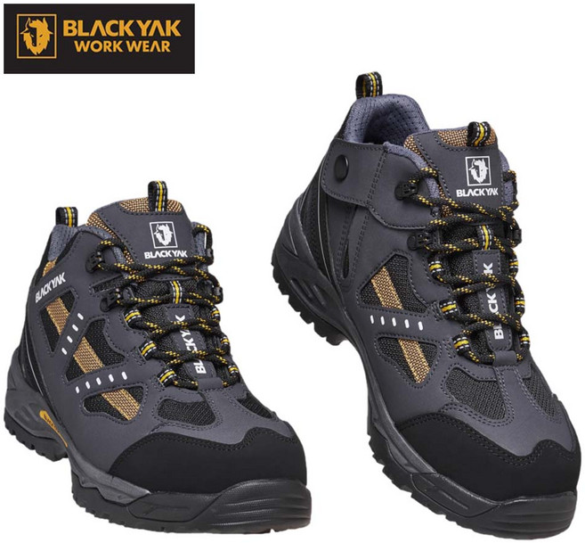 [정품] 블랙야크 남여공용 발편한 빅사이즈 작업화 현장화 활동화 안전화 건설화