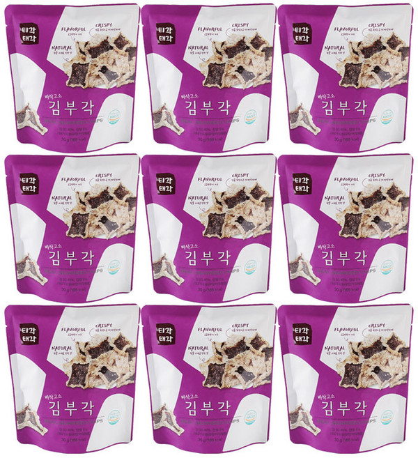 [티각태각] 바삭고소 김부각 30g 9개