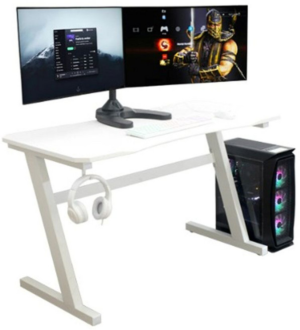 게이밍책상 1200 노트북 1인용 컴퓨터책상, 블랙