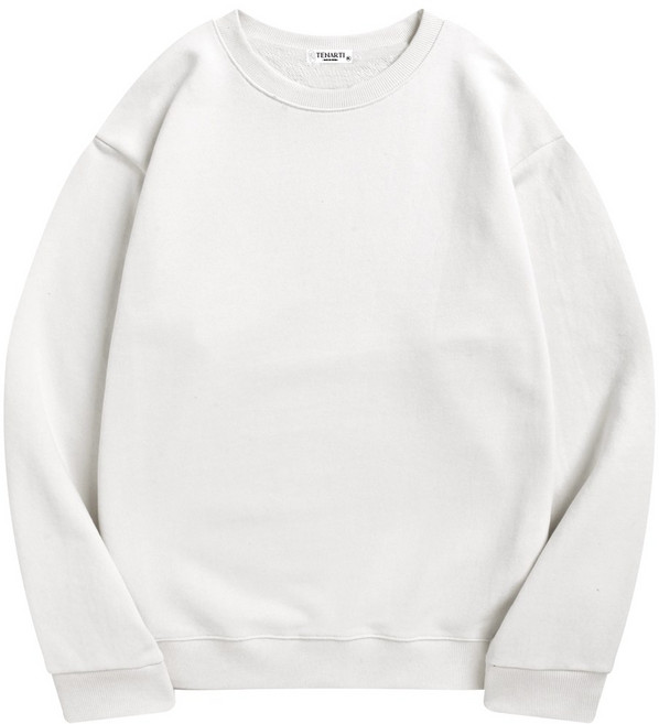 테너티 국산 프리미엄 남녀공용 데일리 특양면 무지 맨투맨 빅사이즈 커플티 가족티 18컬러