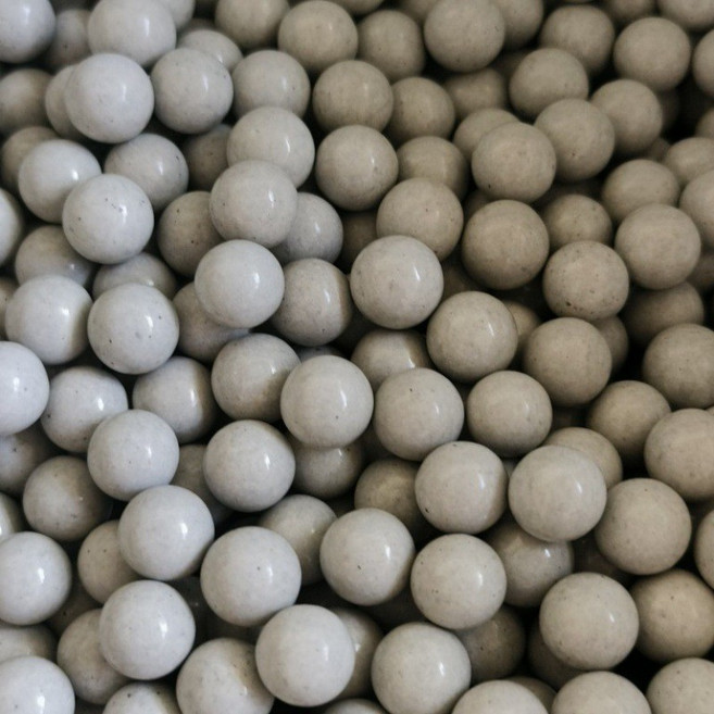 彈弓加重泥丸 強磁力安全泥球珠, 1個, 白色磁力加重泥丸2.9公斤12毫米