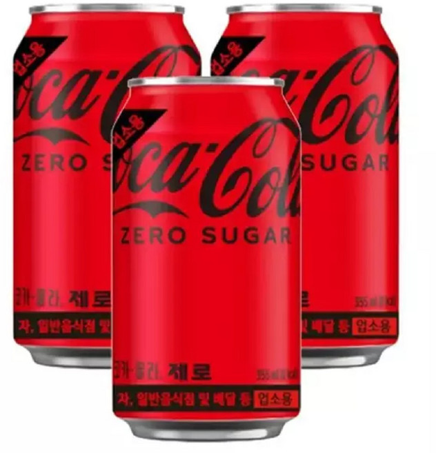 코카-콜라 제로 355ml x 24개/업소용, 24개