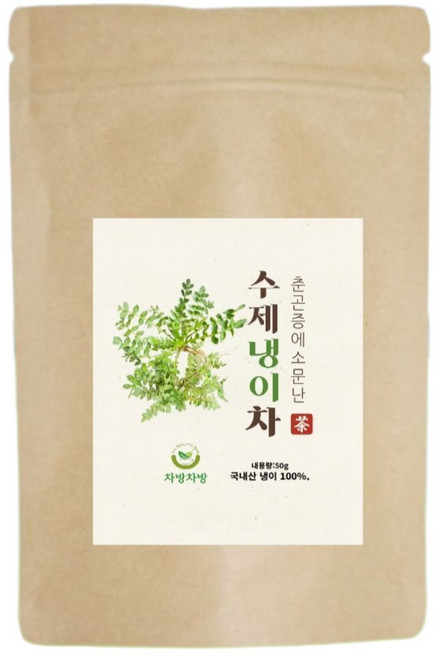 국내산 봄 냉이 차, 2개, 1개입, 45g