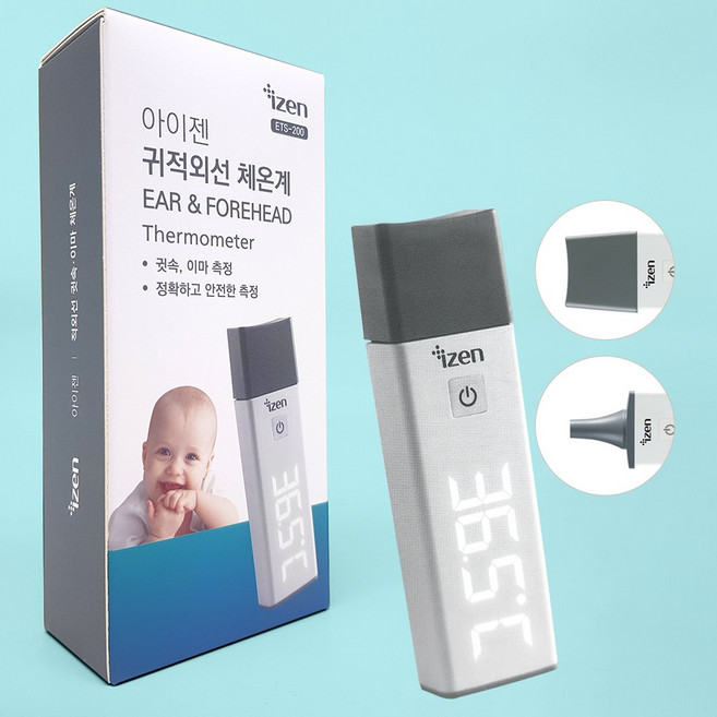 izen 귀체온계 비접촉식체온계 겸용 아이젠 ETS-200