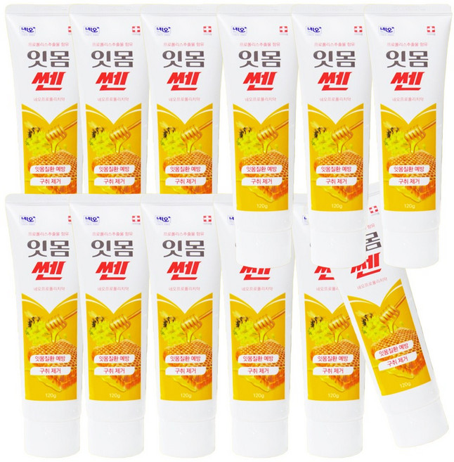 [KLEVASHARP] 네오메디칼제약 잇몸쎈치약 잇몸 구취 입냄새, 1개, 12매