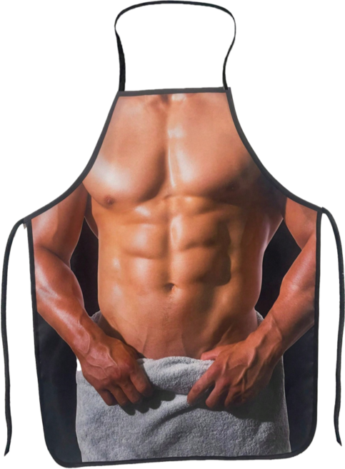 베르트폴 코믹 몸짱 비키니 캐릭터 앞치마, 1개, MS01