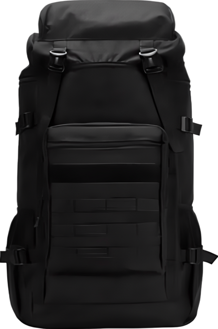 大容量登山背包 70L, 黑色