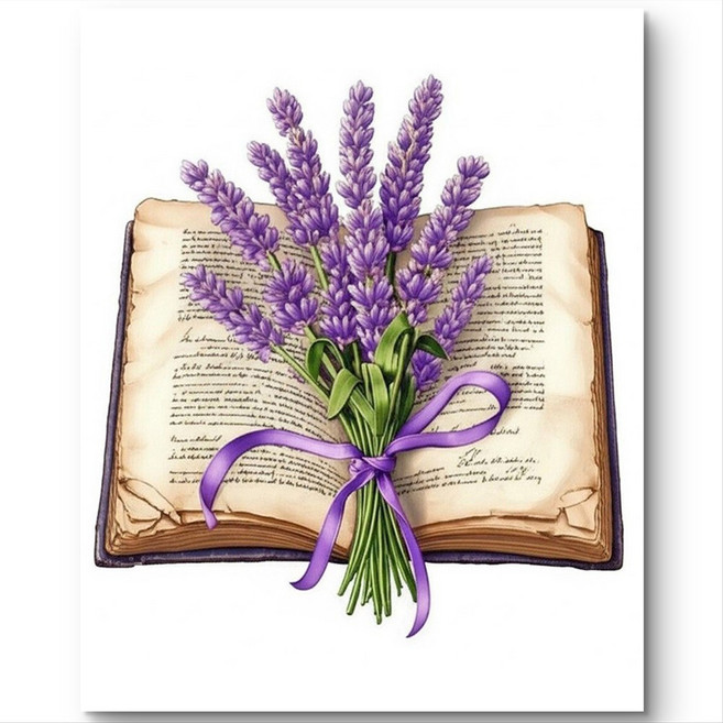 서은이네 캔버스형 보석십자수 DIY 구슬 비즈 십자수 액자형 40x50cm, 1세트, KF-01