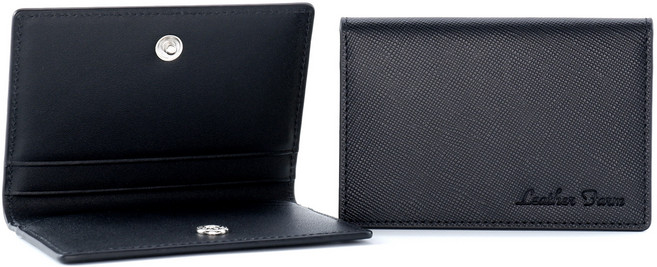 레더팜 천연소가죽 사피아노 남자 슬림 카드 지갑 명함지갑 2종