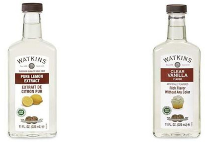 Watkins 와킨스 레몬＋클리어 바닐라 익스트랙트 번들, 2개, 325ml