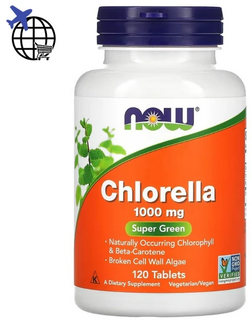 나우푸드 클로렐라 엽록소 베타카로틴 1000mg 120정 CHECKYOU, 1개 - 쿠팡