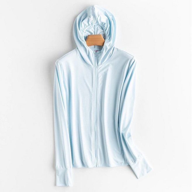 冰絲涼感連帽防曬外套