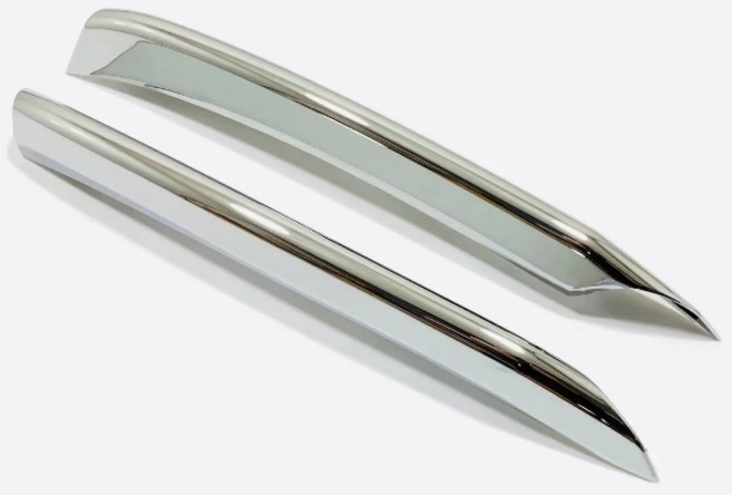 현대 Elantra Avante CN7 2021 액세서리 전면 후면 안개등 램프 눈꺼풀 눈썹 장식 커버 트림 카 스타일, 02 2, 01 CHINA