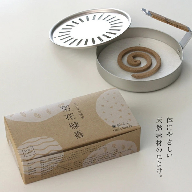 STYLE JAPAN 국화선향 일본 표준형 100% 천연 성분 모기향 택1, 1개 3시간 사용/ 8개x4봉/ 총 32개, 1