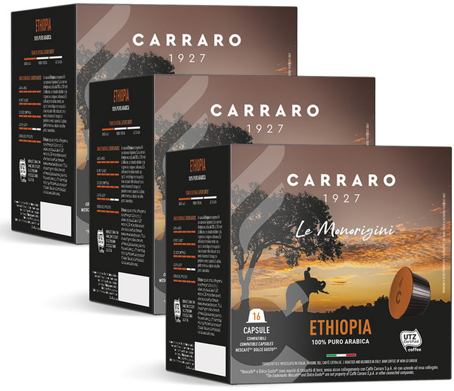 까라로 돌체구스토 호환 캡슐커피 3박스, 7g, 16개입, 3개