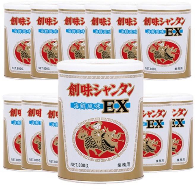 소미 샨탄 EX 800g*12캔 - 만능복합양념 산탄 중화요리 조미료 볶음밥 중식소스 샨탄이엑스, 800g, 12개