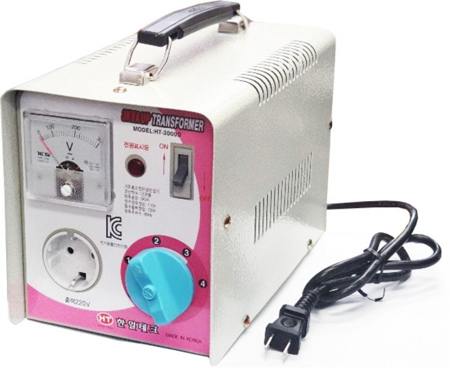 한일테크 3K 트랜스 국산 변압기 도란스 다운 업트랜스 강압 승압, 1개