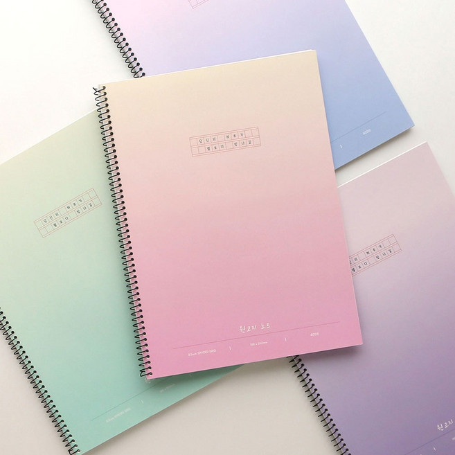 핑크풋 1500 별빛 원고지노트 /400자, 색상랜덤