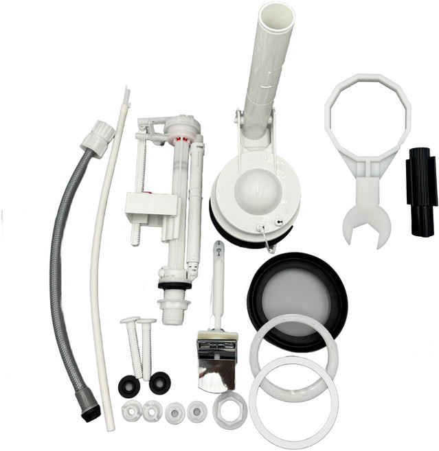 와토스 측면 레버 겸용 높이조절형 부속 변기부품 3인치플러시밸브 3인치조립공구 세트