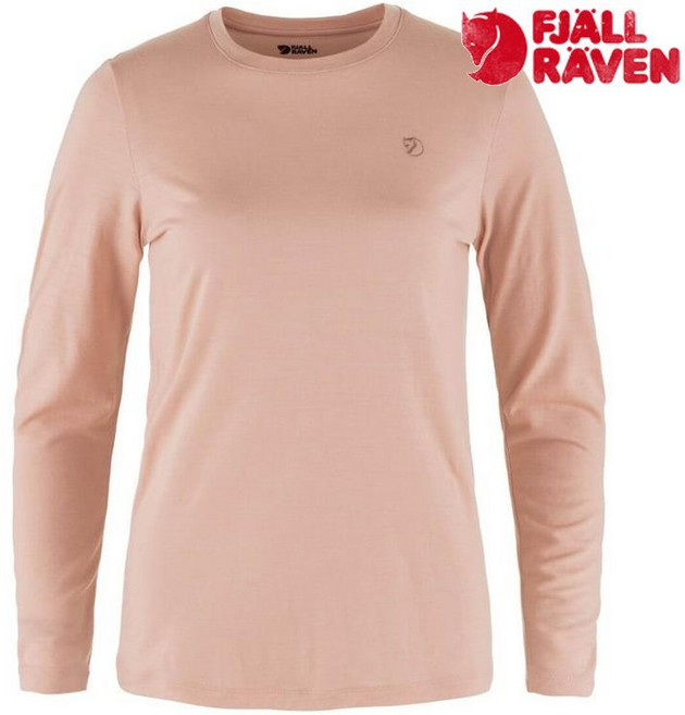 Fjällräven 北極狐 Abisko Wool 女款 長袖羊毛排汗衣 美麗諾羊毛