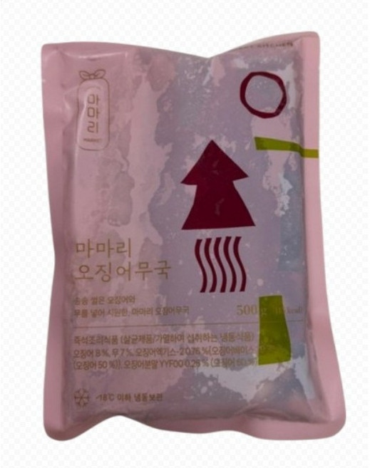 마마리 개운한국물맛 오징어무국 간편하게준비하는국물요리 속풀어주는해장국, 3개, 500g