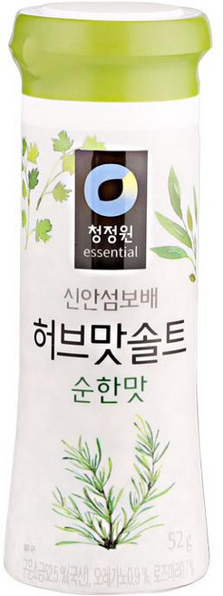 청정원 허브맛솔트 순한맛, 52g, 6개