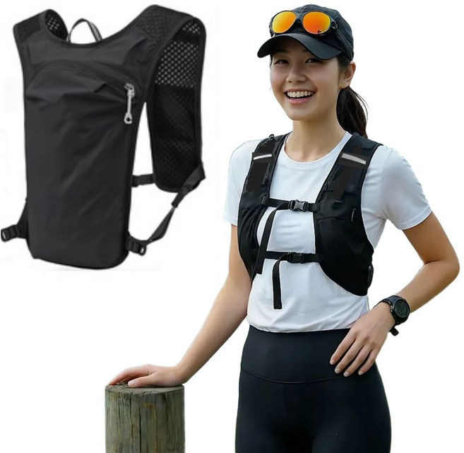 엠제이슈리 고급 초경량 트레일 러닝조끼 - 마라톤 등산 겸용