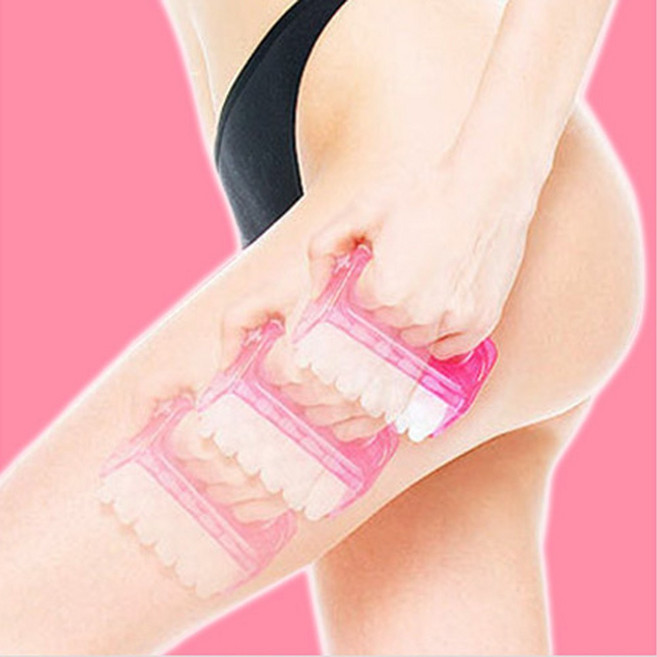 골든트리 손잡이형 바디 돌기롤러 핸디마사지기 복부 셀롤라이트 종아리 허벅지, 1개