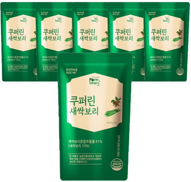 쿠퍼린 새싹보리 팜듀 참선진녹즙, 30개, 100ml