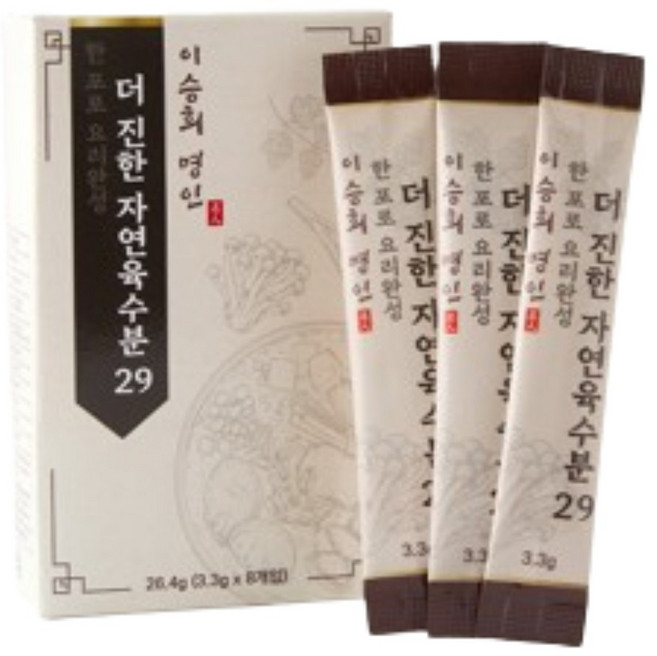 이승희명인 더 진한 자연육수분 29가지 천연재료 72봉 샤르르 바로 녹는 간편육수, 72개, 3.3g