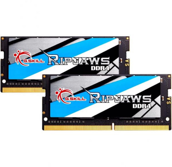G.SKIL Ripjaws DDR4 SO-DIMM 시리즈 RAM 32GB (2x16GB) 2666MT/s CL19-19-19-43 1.20V 버퍼링되지 않은 비ECC 노트북/노, G.SKIL Ripjaws DDR4 SO-DIMM 시리