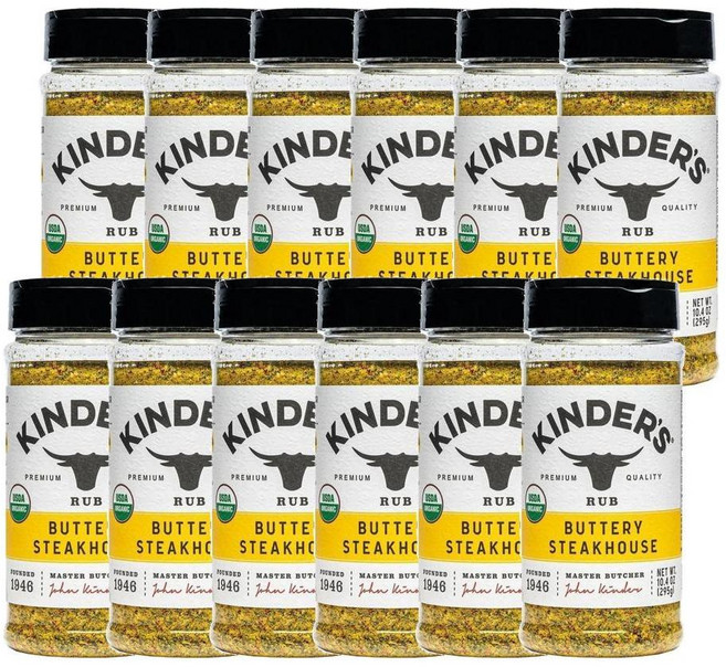 Kinder's 킨더스 버터리 스테이크하우스 시즈닝 295g, 12개