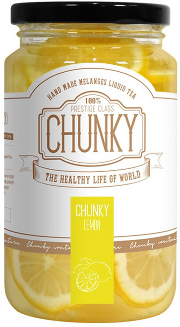 청키 레몬청 레몬차 수제청 레몬에이드 과일청, 700g, 1개입, 1개, 500ml
