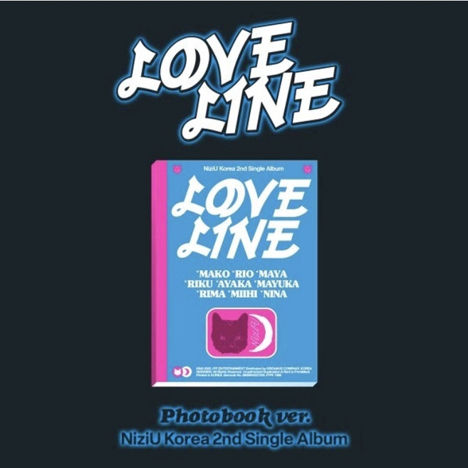 [특전] 니쥬 한국 싱글 2집 앨범 LOVE LINE 포토북 NiziU 러브라인