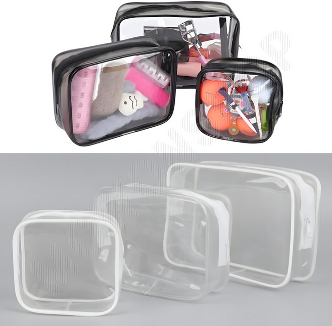 초소형 파우치 가방속 PVC미니파우치 지퍼 방수 투명 미니 화장품 A PVC파우치 멀티파우치
