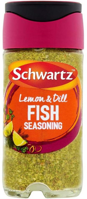 영국 슈왈츠 Schwartz Fish Seasoning 레몬 & 딜 피쉬 시즈닝, 55g, 5개